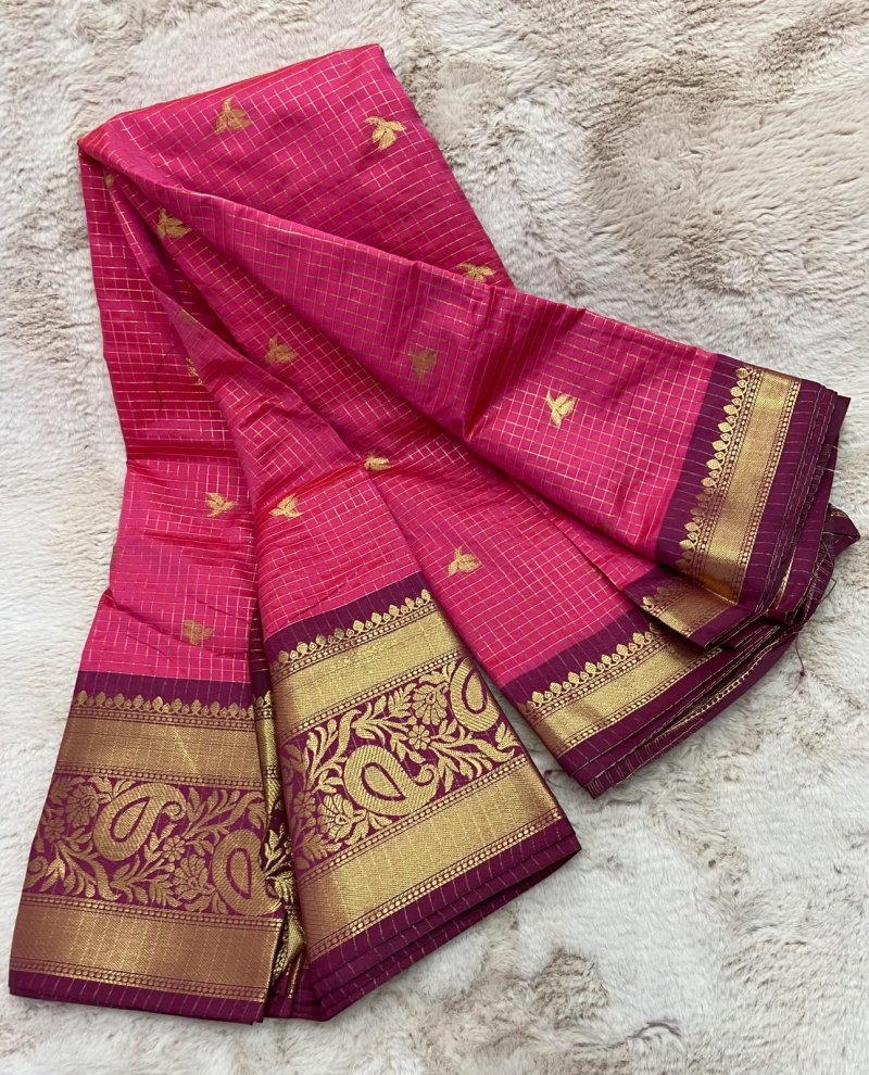 Premium Soft Silk Weaving Karishma Thread Saree